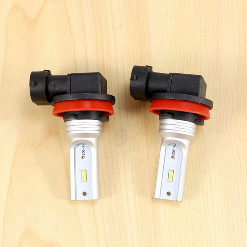 H8 H11 H16 หลอดไฟหมอก LED, H16 ไฟตัดหมอก LED พลังงานสูง Csp-Y11, Cool White 6500K (แพ็ค 20)-Boom
