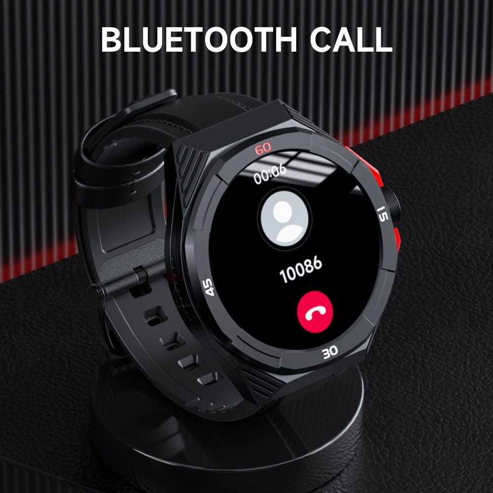 LOKMAT Smartwatch Sports Outdoor Heart rate ความดันโลหิต ออกซิเจนในเลือด การตรวจจับสุขภาพ หน้าปัดแบบกําหนดเอง พร้อมสายหนัง
