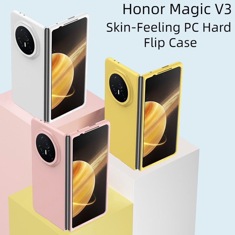 MagicV3 สําหรับ Honor Magic V3 V 3 V5 หรูหรากรณี Skin-Feeling Frosted PC Hard Flip ฝาครอบโทรศัพท์สํา