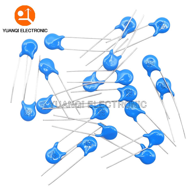 20pcs 3KV แรงดันไฟฟ้าเซรามิค Capacitor 3000V 10PF 18PF 22PF 33PF 56PF 82PF 100PF 470PF 560PF 680PF 1