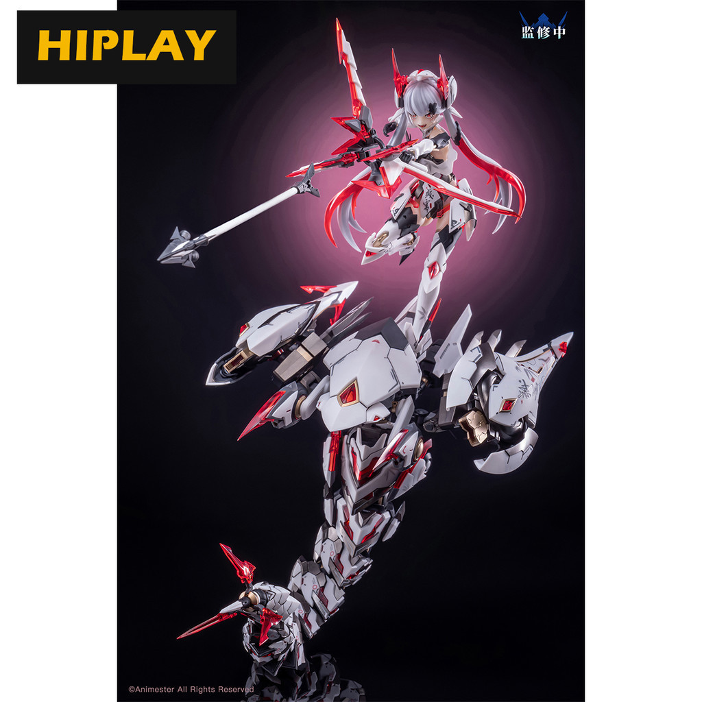 In Stock HIPLAY Nuclear Gold Rebuction White Polaris Star White Snake Mechagirl Kit Model Kit