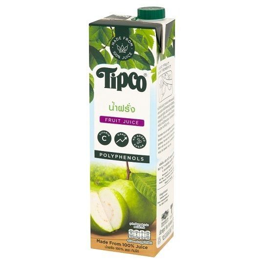[สินค้าส่งด่วน] ทิปโก้น้ำฝรั่ง100% 1000มล. TIPCO GUAVA JUICE 1 LT.