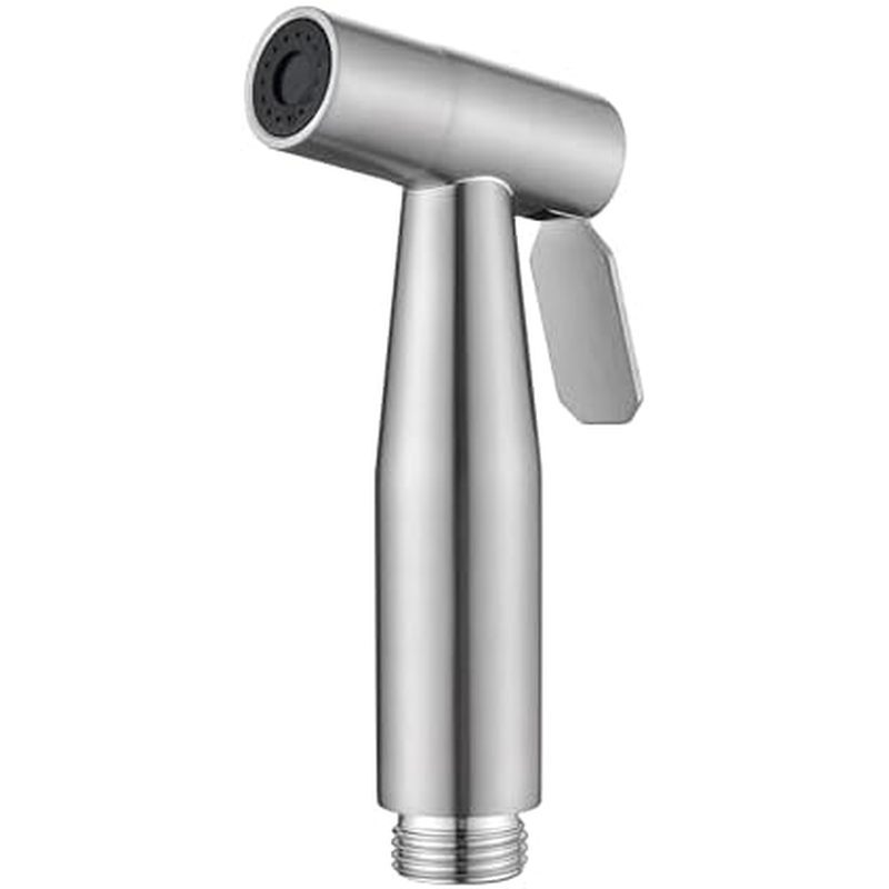 Bidet Sprayer Head Stainless Steel, Handheld Bidet Sprayer for Toilet with Adjustable Water Pressure