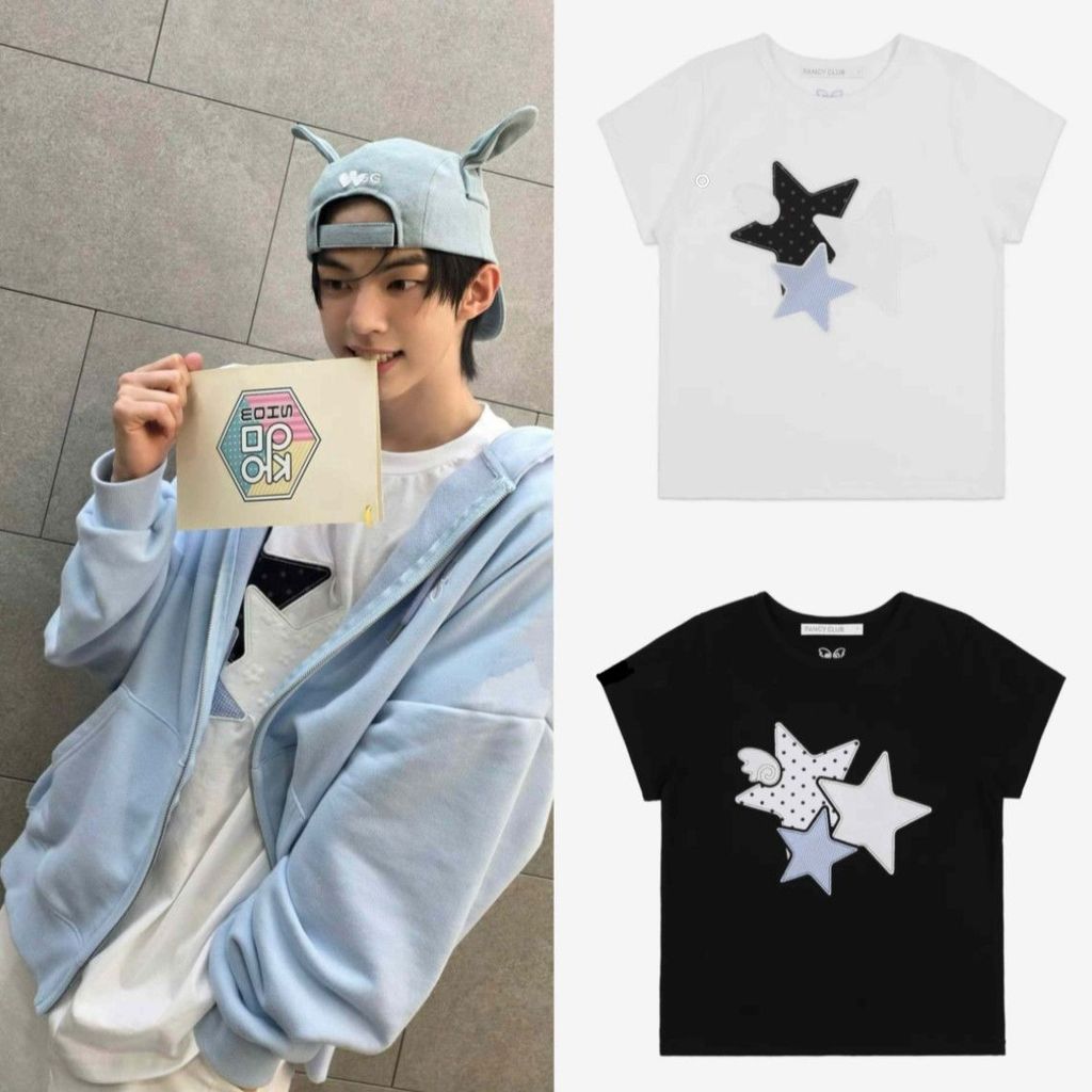 Kpop TWS DOHOON รอบคอผ้าฝ้าย T แขนสั้น Casual Top Man/ผู้หญิงเสื้อคู่สั้น