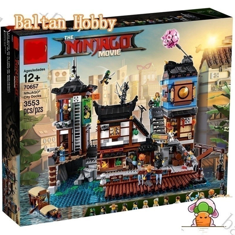 GMR ของเล่น RM1X เข้ากันได้กับภาพยนตร์ Ninjago NINJAGO City Docks 70657 063 10941 180093 ของเล่นบล็อ