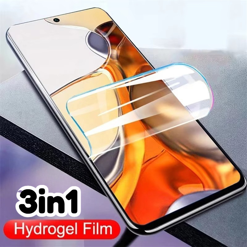 3in1 ป้องกันหน้าจอสําหรับOppo K11x K11 K10 K10x K9s K9 K7x K7 K5 K3 K1 HD Clear Hydrogelฟิล์มและคาร์