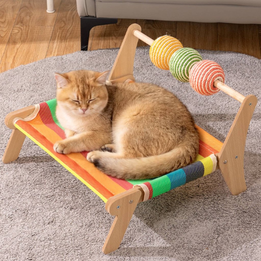 ยาวนาน Feline Scratcher เตียง Breathable Feline Scratching เตียง