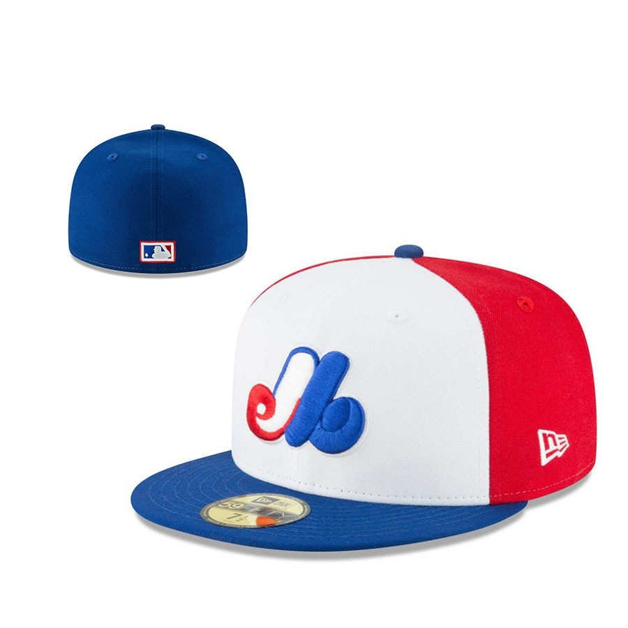 Streetwear Montreal Expos หมวก Topi เย็บปักถักร้อย ปิดแน่น ผู้ชายผู้หญิง กีฬา