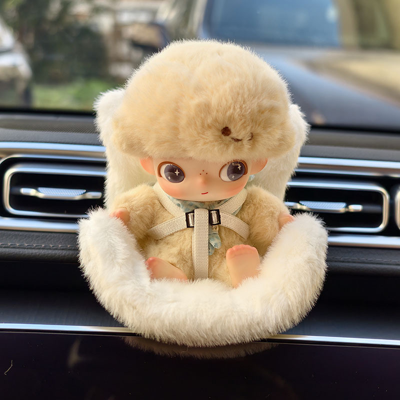ที่นั่งนิรภัย เหมาะสําหรับ Dimoo New Diary/Labbu v2 Seat Party Car Seat Doll House Accessories