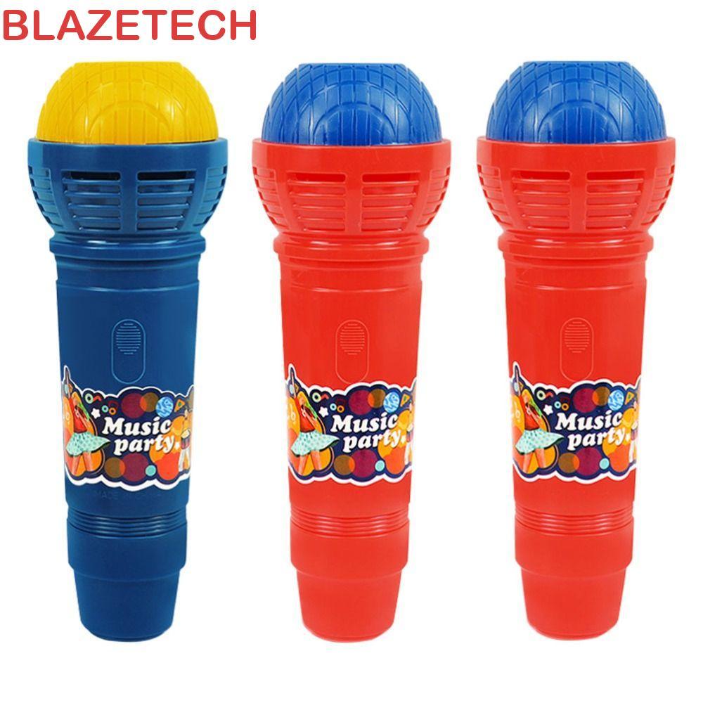 BLAZETECH Mic Voice Changer ของเล่น, ปลอมจําลอง Plaything ABS Echo ไมโครโฟน, เด็กไมโครโฟนจําลองแบบพก