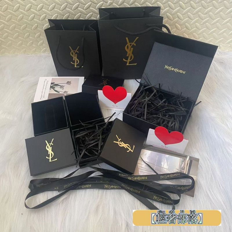 Saint Laurent YSL Counter Original ของขวัญวันเกิดกล่องบรรจุภัณฑ์น้ําหอม Tote Bag ลิปสติกถุงของขวัญ