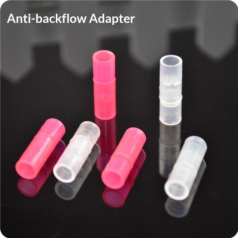 Creative พลาสติกฟางตัวเชื่อมต่อภายนอก One-way Anti Backflow กรองตรวจสอบวาล์วโปร่งใส
