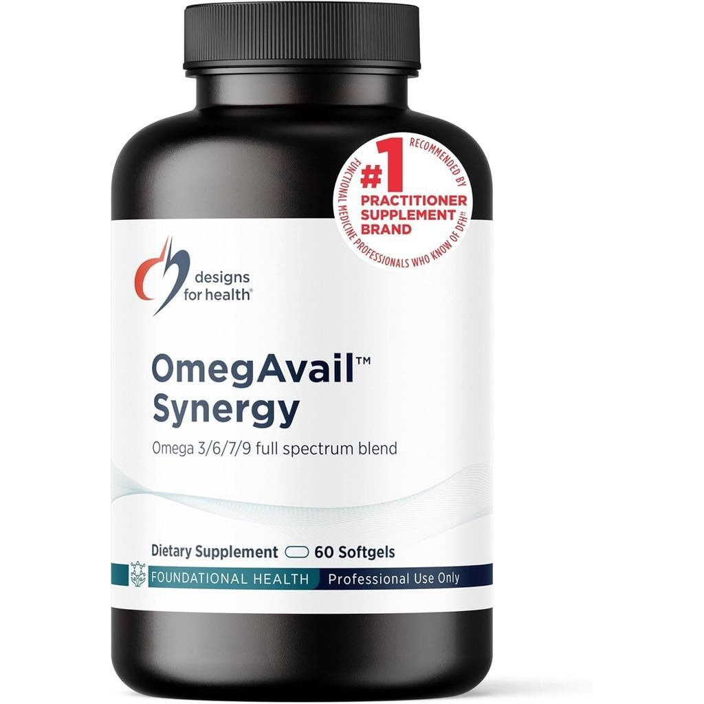การออกแบบเพื่อสุขภาพ OmegAvail Synergy Omega Complex สําหรับผู้ใหญ่ Omega 3679 Fatty Acids จาก Borag