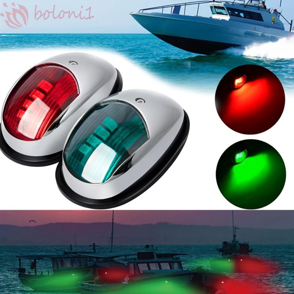 [COD] ไฟนําทาง LED ไฟเสียงทางทะเล LED สีแดงและสีเขียว ไฟนําทางเรือ ไฟสัญญาณ ไฟข้างซ้าย ยานพาหนะท่องเที่ยวรถพ่วง
