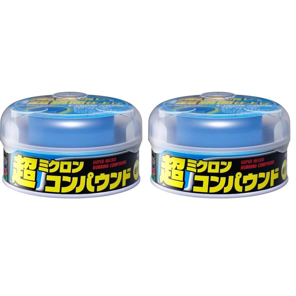 SOFT99 99 Workshop Body Cleaner Ultra Micron Compound for Dark & Metallic Paints 180g - Water Spot &