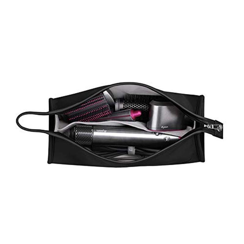 BUBM 旅行储物袋兼容 Dyson Airwrap Styler,Shark Flexstyle 空气造型和干燥系统,便携式便携包收纳袋,适用于 Airwrap 造型器和附件,粉色