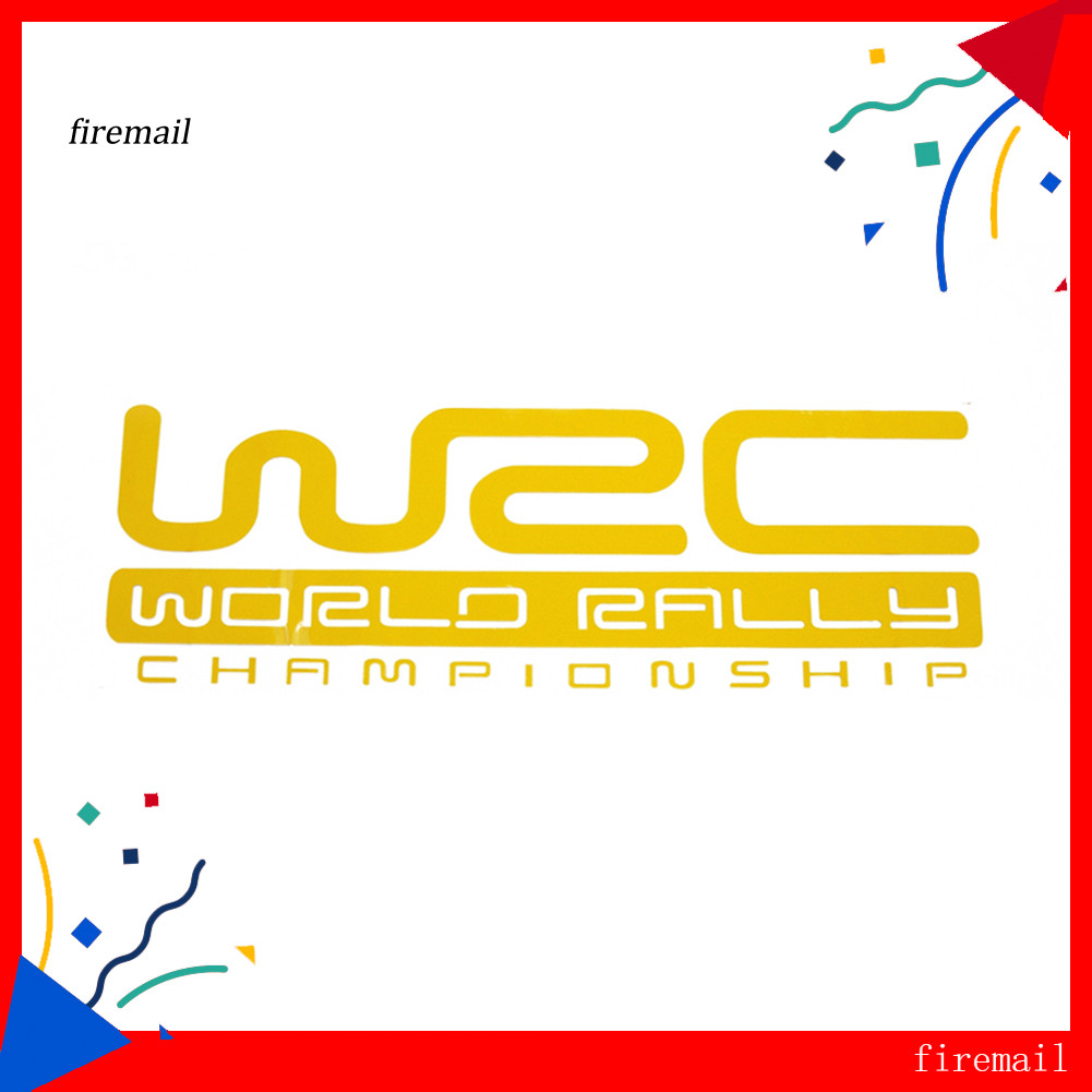 [FM] สติ๊กเกอร์สะท้อนแสงรถยนต์สําหรับแชมป์ WRC World Rally สําหรับ Ford Mazda