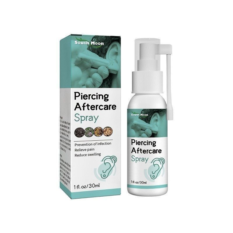 Pierced Ear Care Liquid Pierced Ear Clean Red Swollen การอักเสบหลอกแพ้ปลอดภัย Dual-use Care Equip