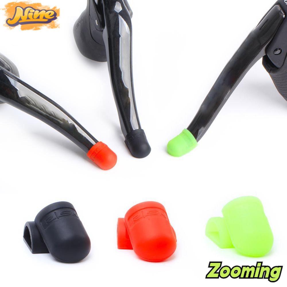 ZOOMING 1 คู่ฝาครอบแฮนด์,ที่ถอดออกได้ลื่นจักรยานเบรค Grip Cover,คุณภาพสูงความยืดหยุ่นซิลิโคนMulticolor Shifterฝาครอบป้องกัน