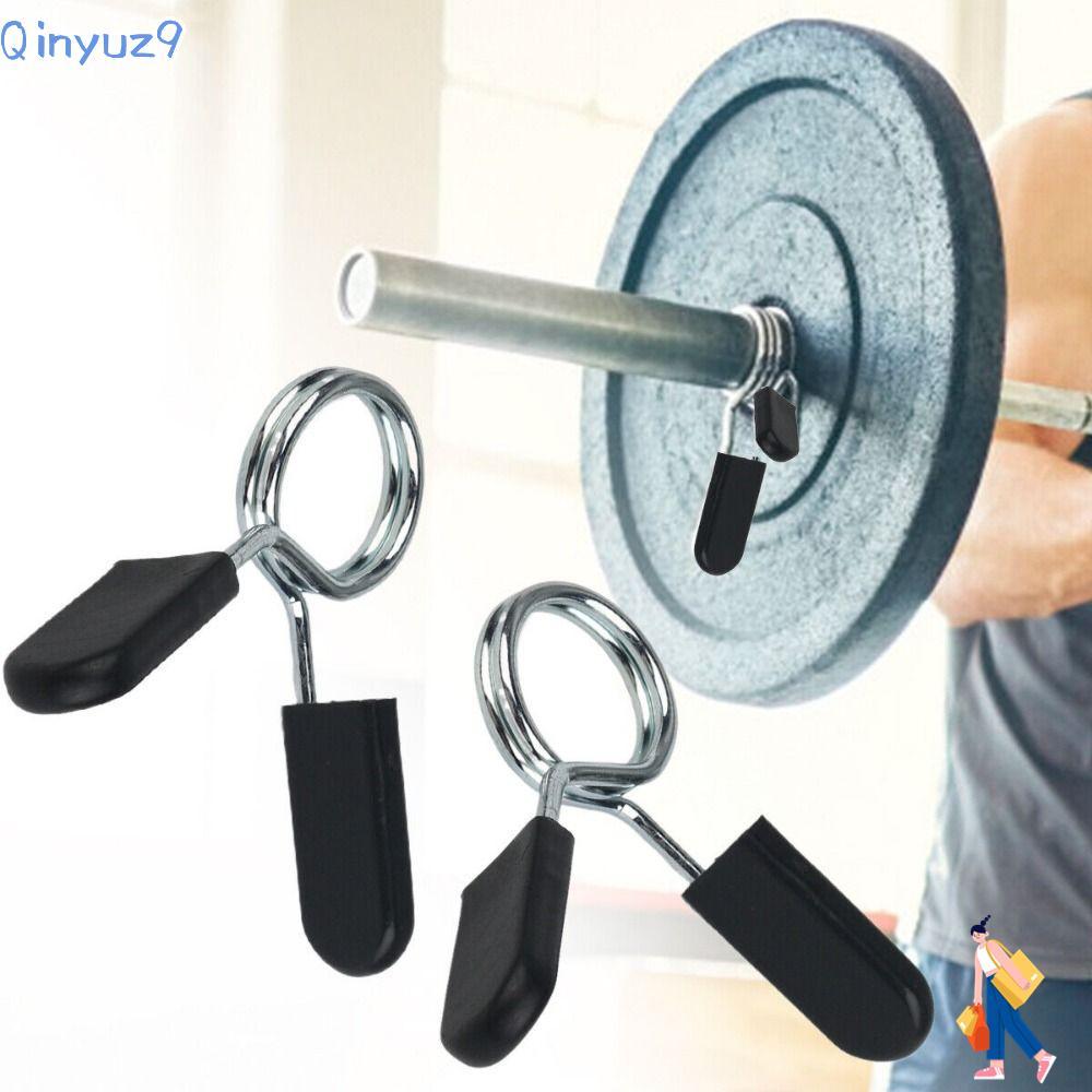 QINYUZ9 Spring Clamp Collars, Spring Collar Clips Dumbbell Lock Clamp Dumbbells Clip, 25/28/30mm Sta