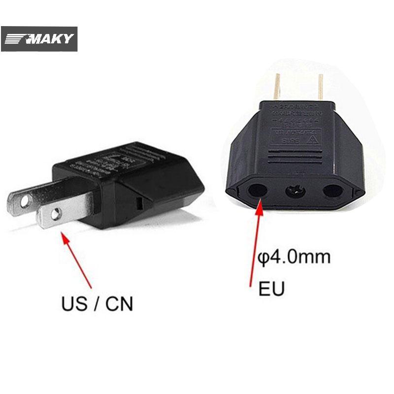 [MAKY] EU Euro Euro Euro Europe to US USA Power Ja Wall Plug Converter Travel Adapter Adaptor TH