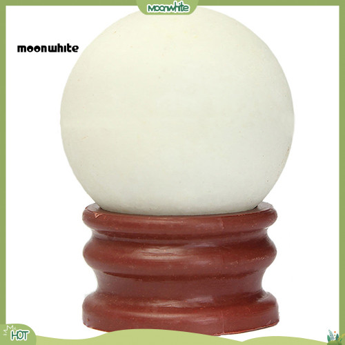 [MOONWHITE] Charming Luminous Glow In The Dark Stone Sphere Ball พร้อมฐานของขวัญตกแต่งบ้าน