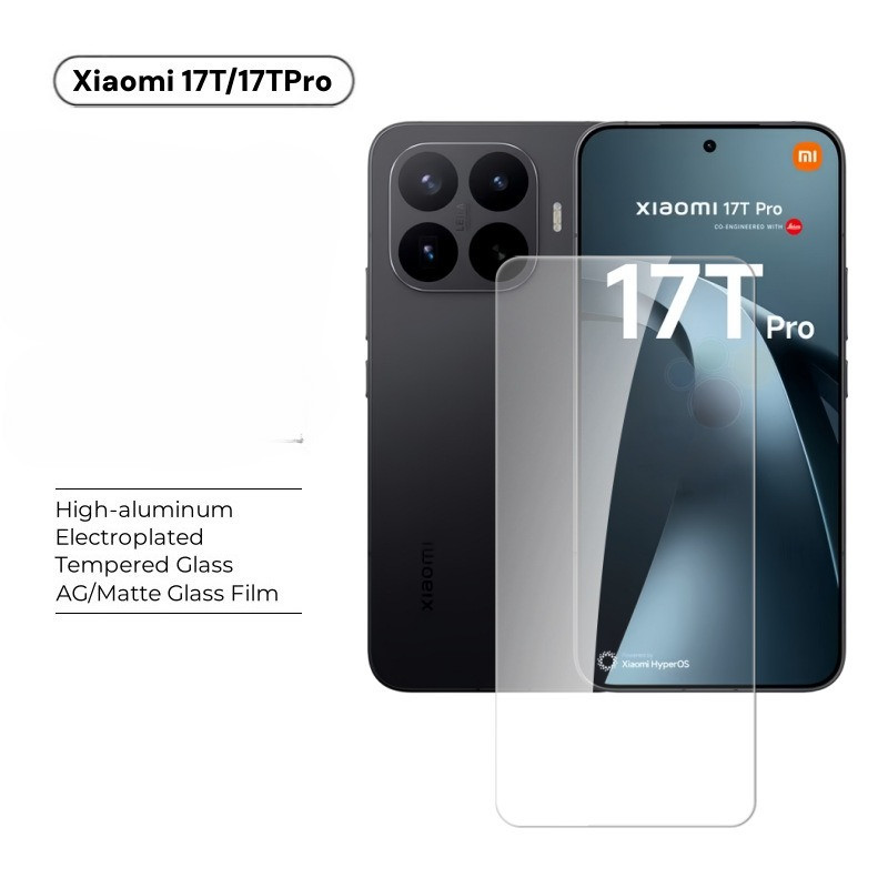 Anti-Glare MatteกระจกนิรภัยสําหรับXiaomi 17T 17T Pro Xiaomi 17T Proป้องกันหน้าจอสําหรับXiaomi 17T 17