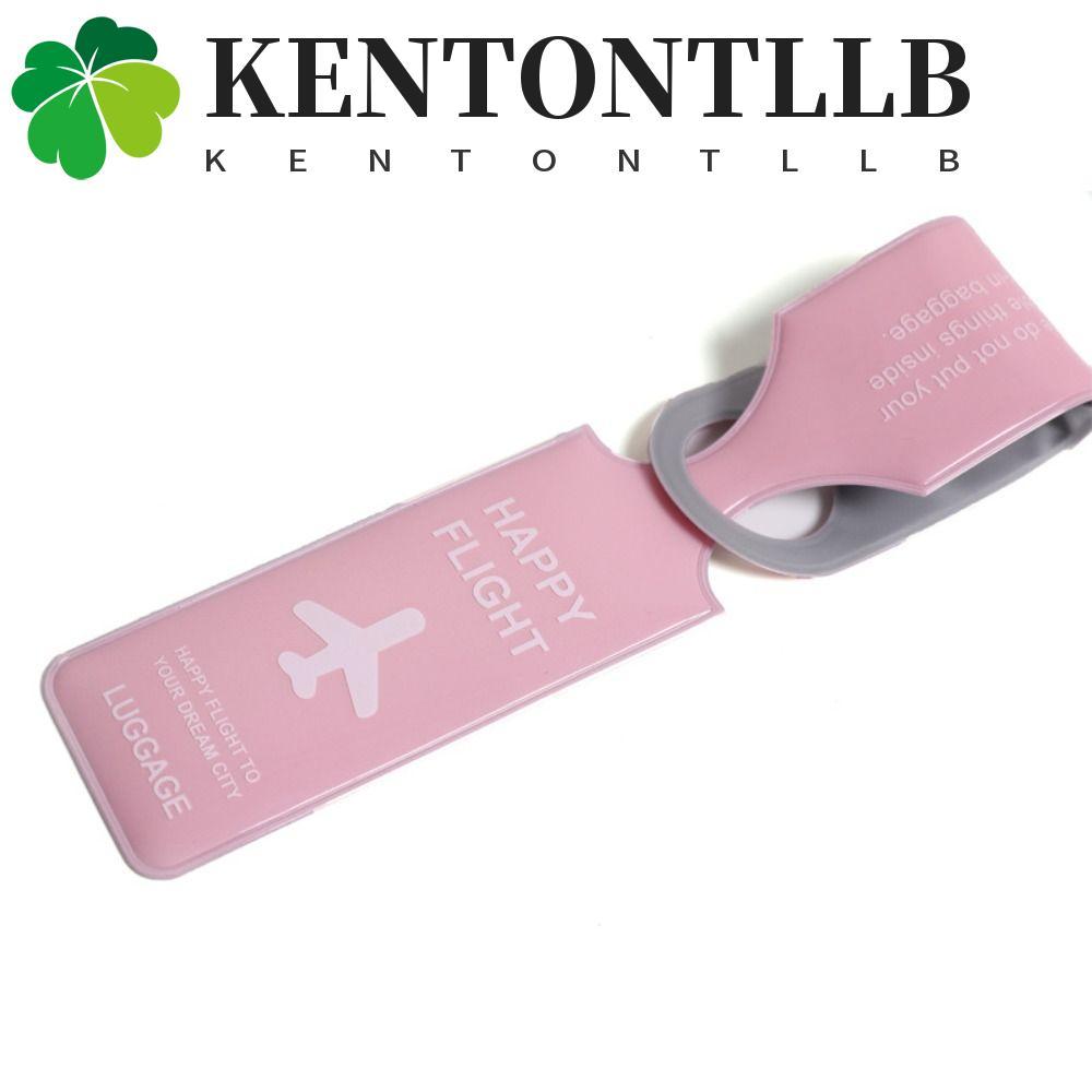 KENTONTLLB แท็กกระเป๋าเดินทาง PVC, Boarding Pass Information Card แท็กกระเป๋าเดินทางเครื่องบินนุ่ม B