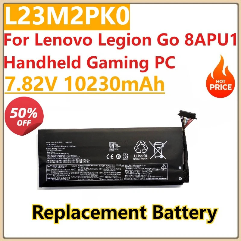 ใหม่ 7.82V 10230mAh ความจุอัพเกรด L23M2PK0 L23B2PK0 L23C2PK0 แบตเตอรี่สําหรับ Lenovo Legion Go 8APU1