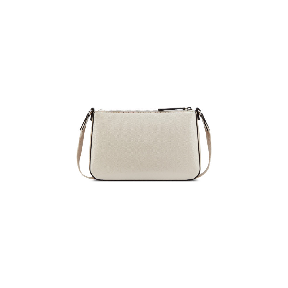 กระเป๋า Guess รุ่น FF998069 FIORA MINI TOP ZIP สีครีม ราคา ถูกที่สุด ดีลบีเคเค แกลเลอรีภาพที่ 3