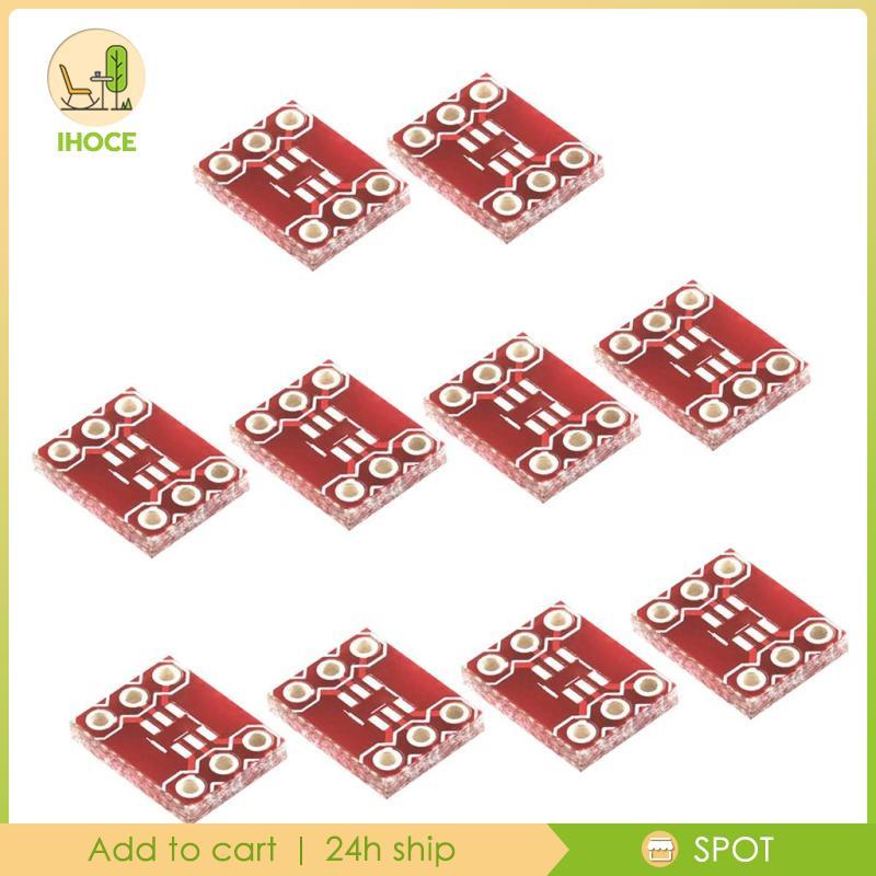[Ihoce] ส่วนประกอบอิเล็กทรอนิกส์ SOT23 ถึง DIP อะแดปเตอร์ PCB Board DIY Transfer Board 10 ชิ้น