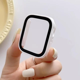 เคสกันน้ำ 2-in-1 พร้อมกระจกเทมเปอร์สำหรับ Apple Watch 38mm 40mm 41mm 42mm 44mm 45mm 46mm 49mm Series 1-11 SE Ultra – IP68 ป้องกันเต็มรูปแบบ