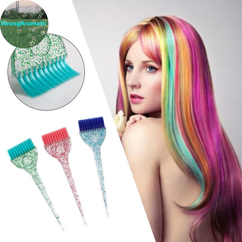 StrongAromatic สีแปรงย้อมผม Home Salon ตัดผม Tinted แปรง Hairdressing DIY TH