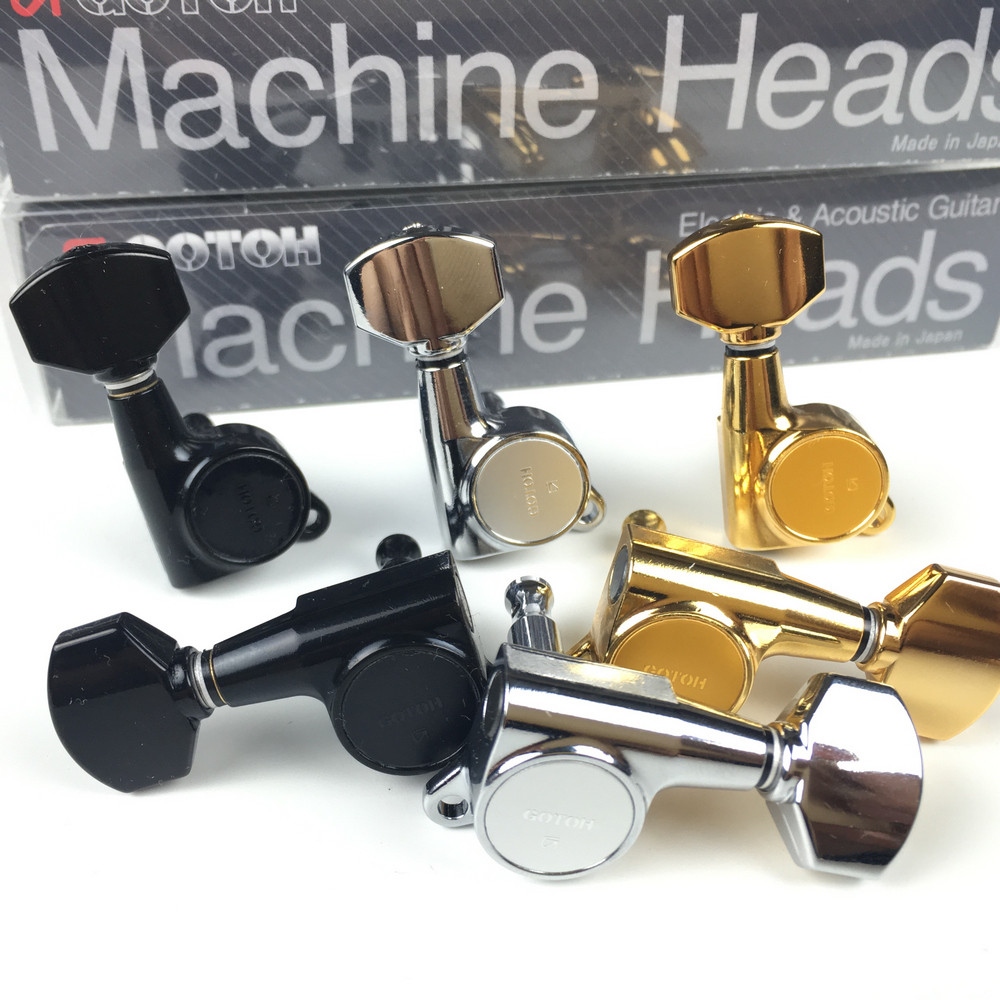 JZ-Original GOTOH SG381-07 กีตาร์ไฟฟ้าหัวเครื่องจูนเนอร์ ( Chrome Black Gold Silver ) Tuning Peg MAD