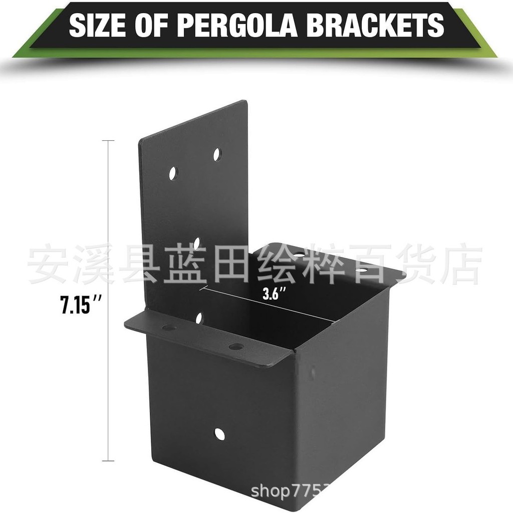 Pavilion Bracket Wall Bracket Kit.ขั้วต่อคอลัมน์นกยูงพร้อมสกรู