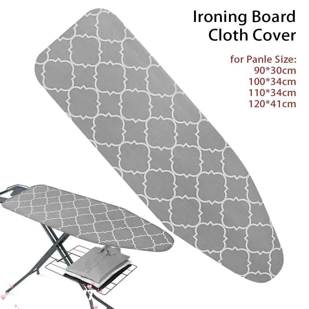 AULORAMT 1 ชิ้นที่รองรีด,คราบทน Universal Iron Heat Shield,ผ้าทนทานผ้าฝ้ายหนา Padding พร้อมขอบยืดหยุ่นรีดผ้าสําหรับโต๊ะรีดผ้า
