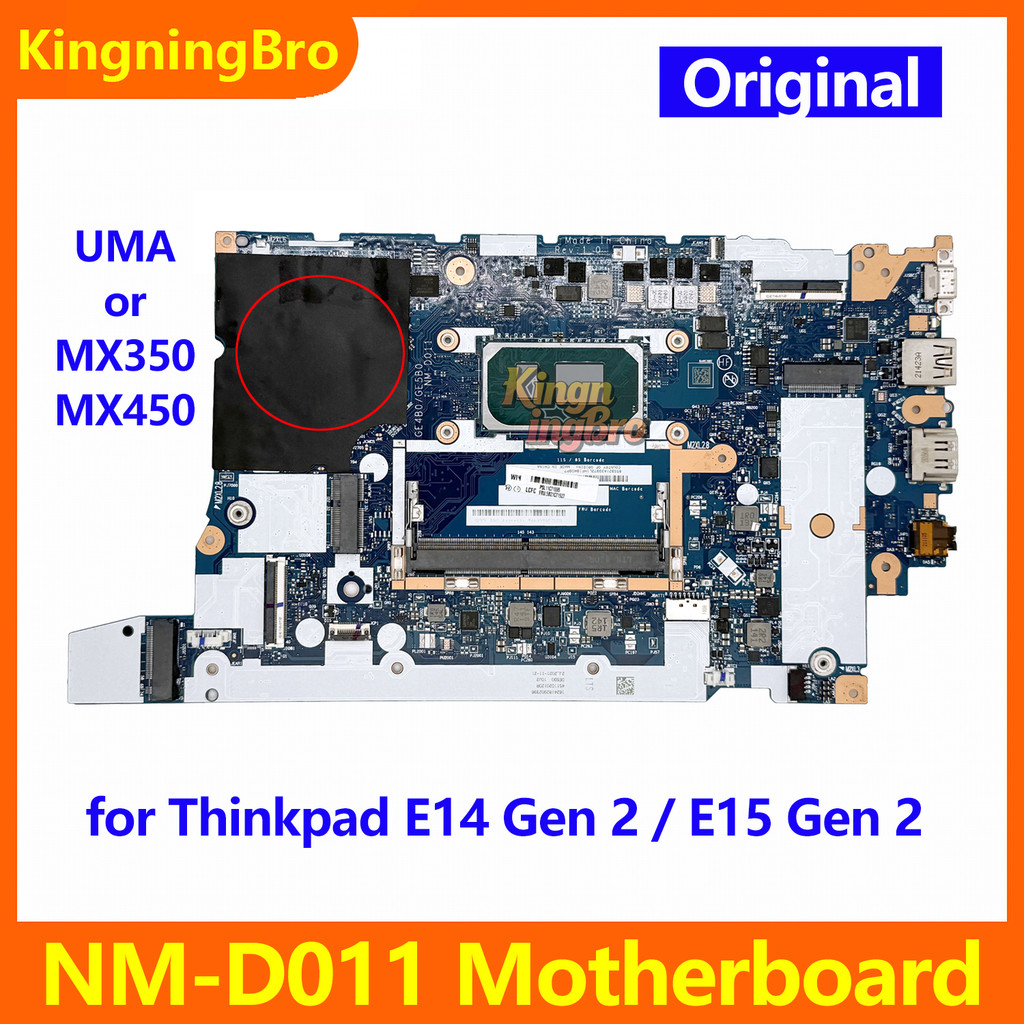 GE4B0 GE5B0 NM-D011 แล็ปท็อปเมนบอร์ดสําหรับ Lenovo ThinkPad E14 Gen 2 E15 Gen 2 เมนบอร์ด i3 i5 i7 DD
