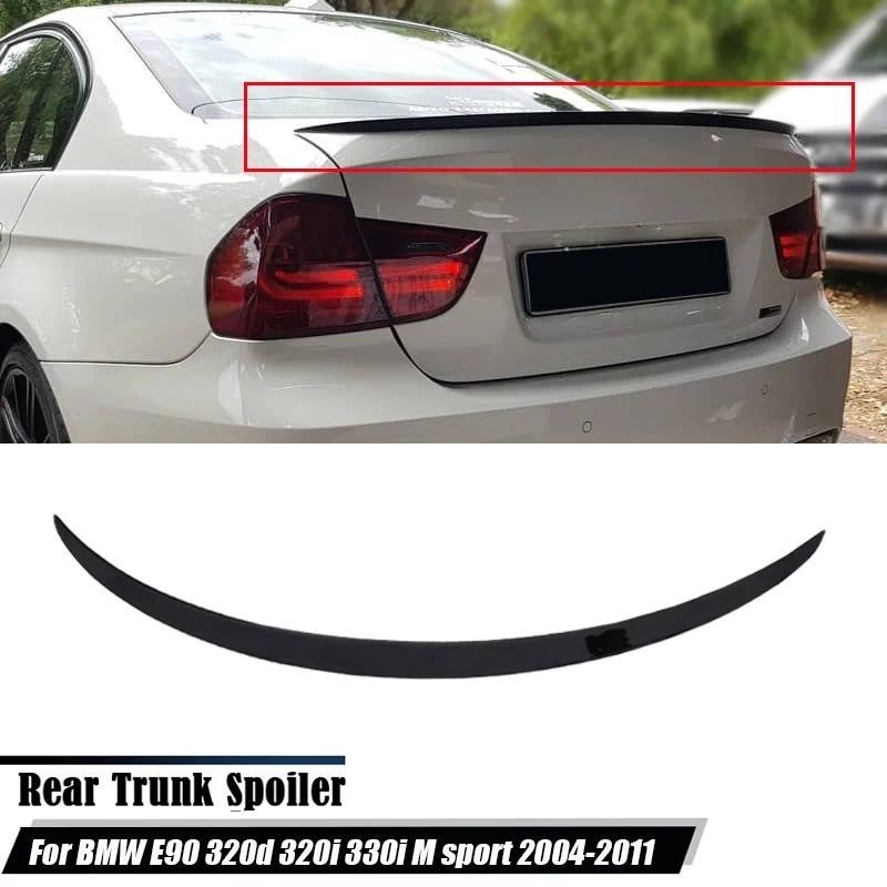 เหมาะสําหรับ BMW 3 Series E90 320d 320i 330i M sport 2004-2011 อุปกรณ์เสริมด้านหลังรถ Boot Lip สปอยเ