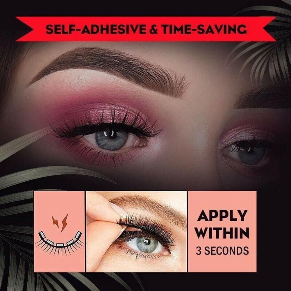Sug 3d Professional Self กาวขนตาขนตาปลอม Lashes เครื่องมือแต่งหน้า P0a8