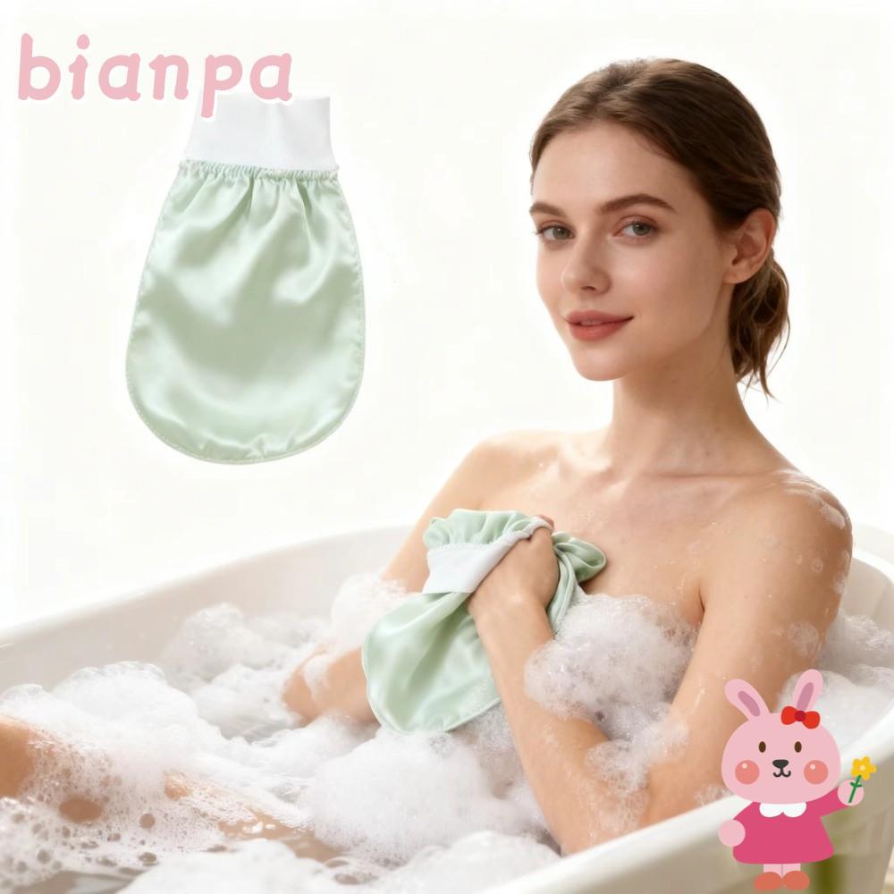 BIANPTH Bath Body Scrub, Silk Alternative Scrub Exfoliating Face Wash, อุปกรณ์อาบน้ํา Face Wash Soft