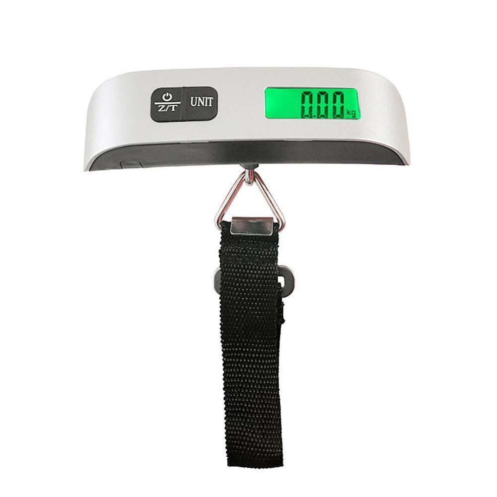 เครื่องชั่งกระเป๋าเดินทางดิจิตอลจอแสดงผล Lcd ที่แม่นยํา 50 กก. 110lb แบบพกพา X Compact 30 130 มม. J6