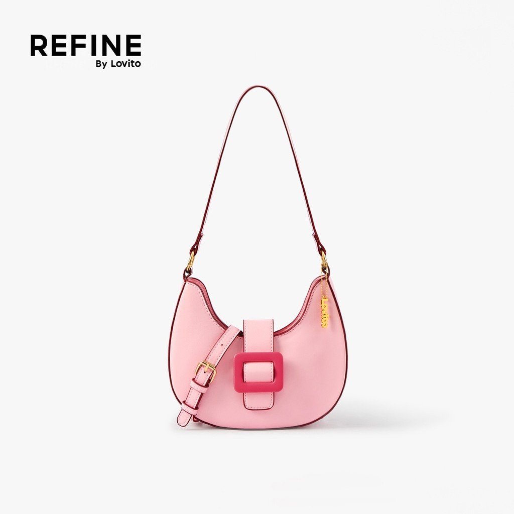 (Refine by Lovito) กระเป๋าไหล่เล็กแบบลําลองสําหรับผู้หญิง LR27A128