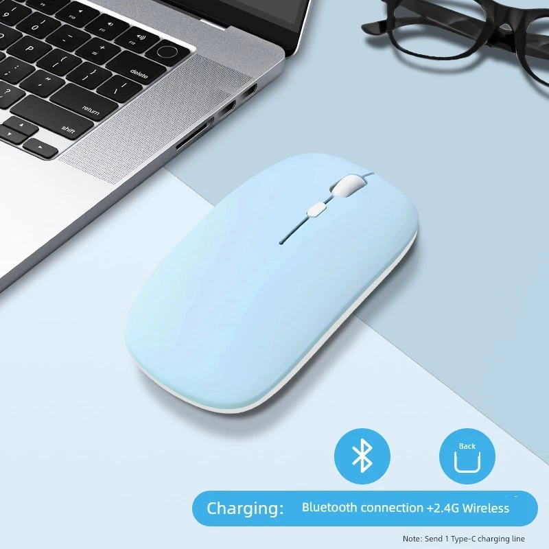 เมาส์ไร้สายบลูทูธ 2.4G โหมดคู่ Type-C thumbnail 8