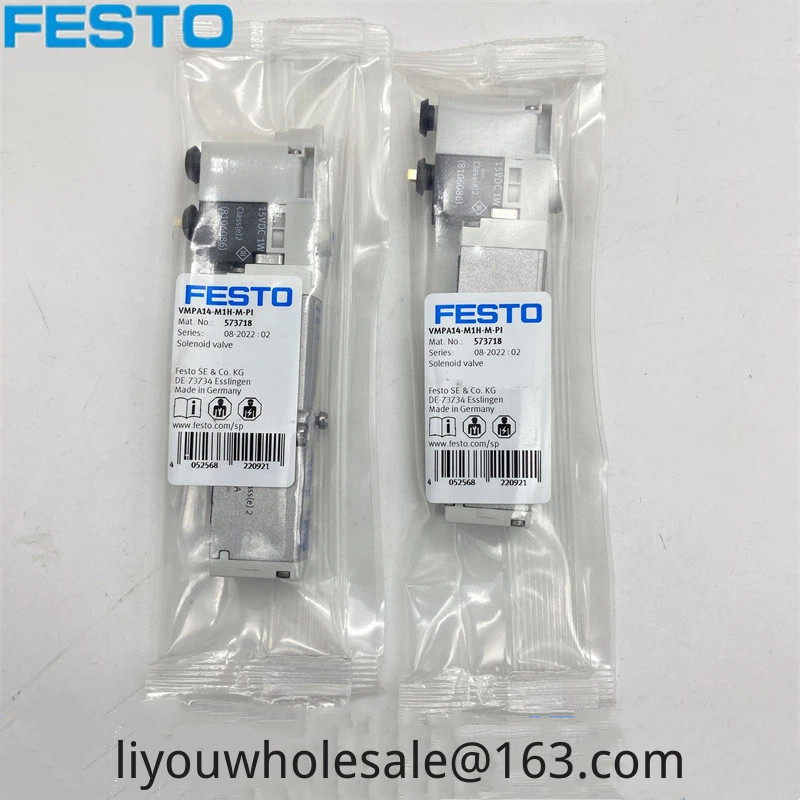 FESTO วาล์วเกาะโซลินอยด์วาล์ว VMPA14-M1H-M/KE-PI 573718 573720 573724สต็อกพร้อม ราคา ถูกที่สุด ดีลบีเคเค