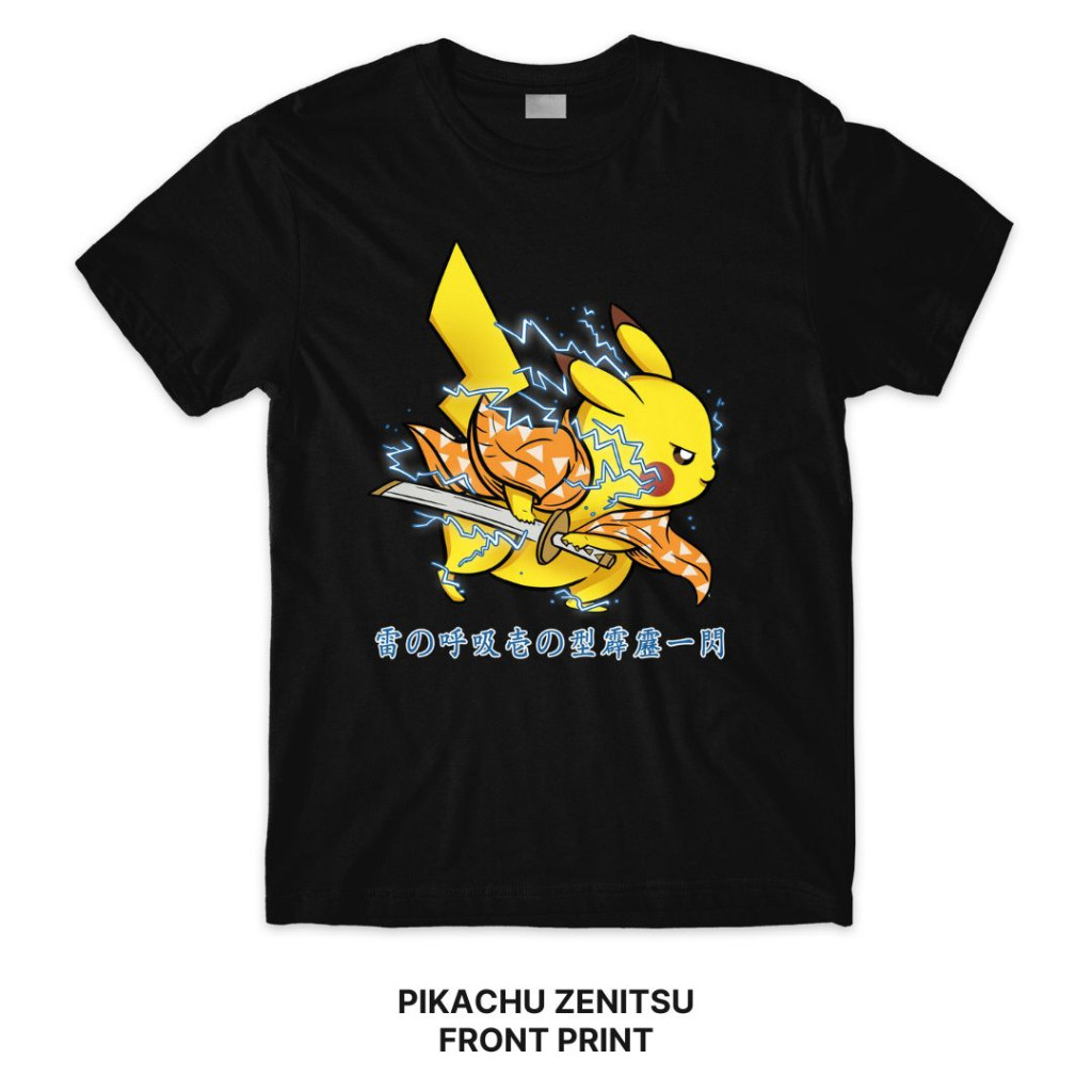 เสื้อยืด Pikachu Zenitsu Pokémon Series
