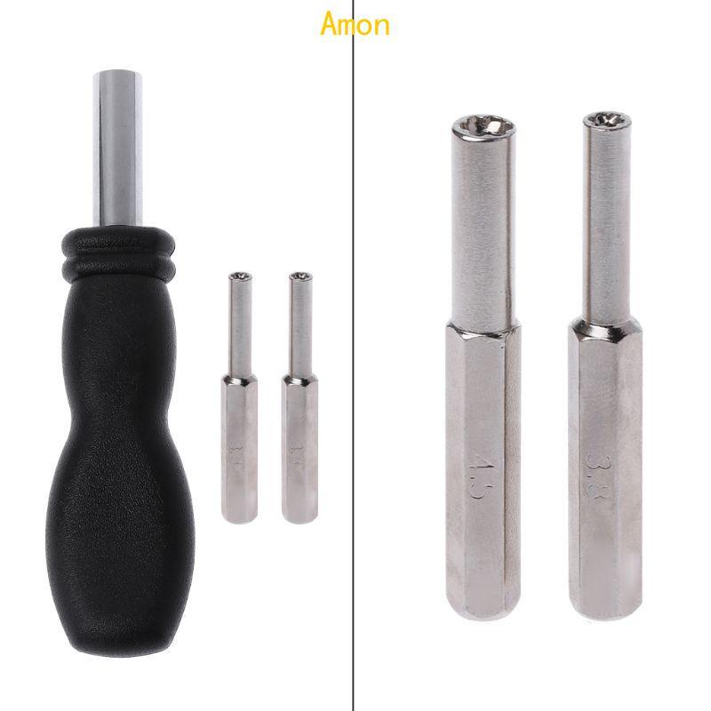 Amon 3 8 มม. + 4 5 มม. + Triwing Security ไขควงชุด Bit สําหรับ NES SNES N64 Game Boy