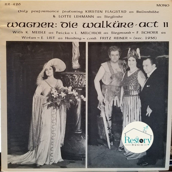 แผ่นเสียง Richard Wagner - Kirsten Flagstad & Lotte Lehmann, Kathryn Meisle, Lauritz Melchior, Fried