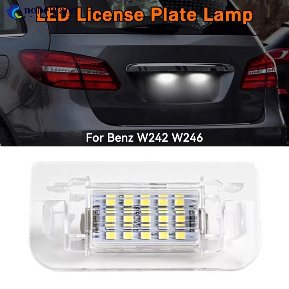NOBELJIAOO 1 PC รถ LED ป้ายทะเบียนไฟเปลี่ยน Canbus ข้อผิดพลาดฟรีรถ 12V สําหรับ Mercedes Benz W242 W2