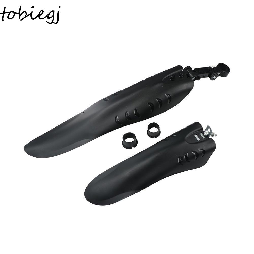 โทบิเอะ บังโคลนจักรยานสีดำ ขนาด 20'' - 26'', ปรับใช้งานง่าย สำหรับหน้าและหลังรถจักรยาน