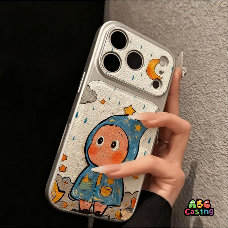 เคสไอโฟน17 เหมาะสำหรับ IPhone 11 15 14 13 17 12 16 Pro MAX 16 Plus 14 15 Plus Air เคสโทรศัพท์รูปคนน่ารัก